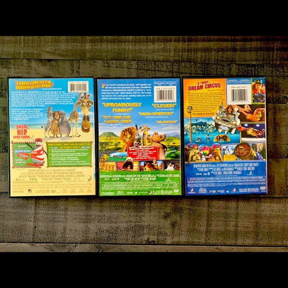 Madagascar 1, 2 , 3  DVD’s - Picture 2 of 2